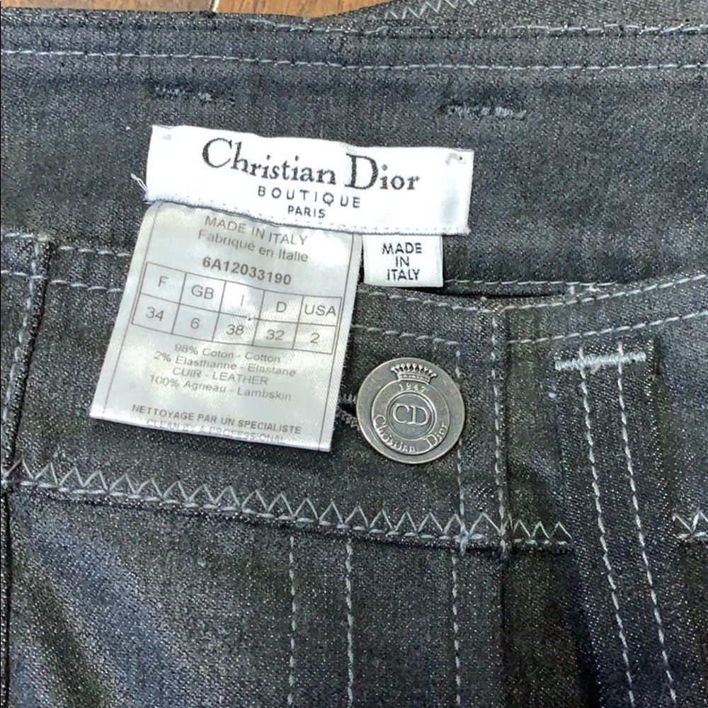 Christian Dior denim skirt. Size 2 - Picture 5 of 5